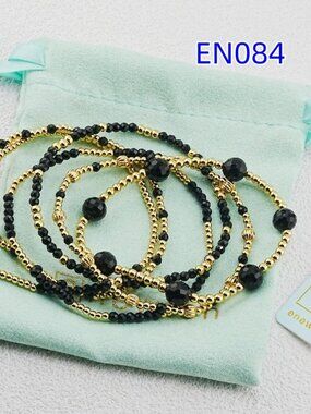 Enewton Black Crystal Glass Bracelet